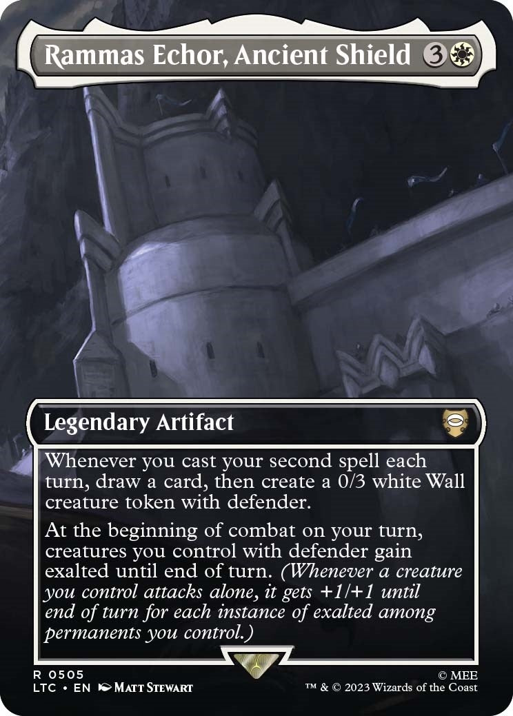 Image for Rammas Echor, Ancient Shield (Borderless) (Commander: The Lord of the Rings: Tales of Middle-earth) (505) - Magic: The Gathering