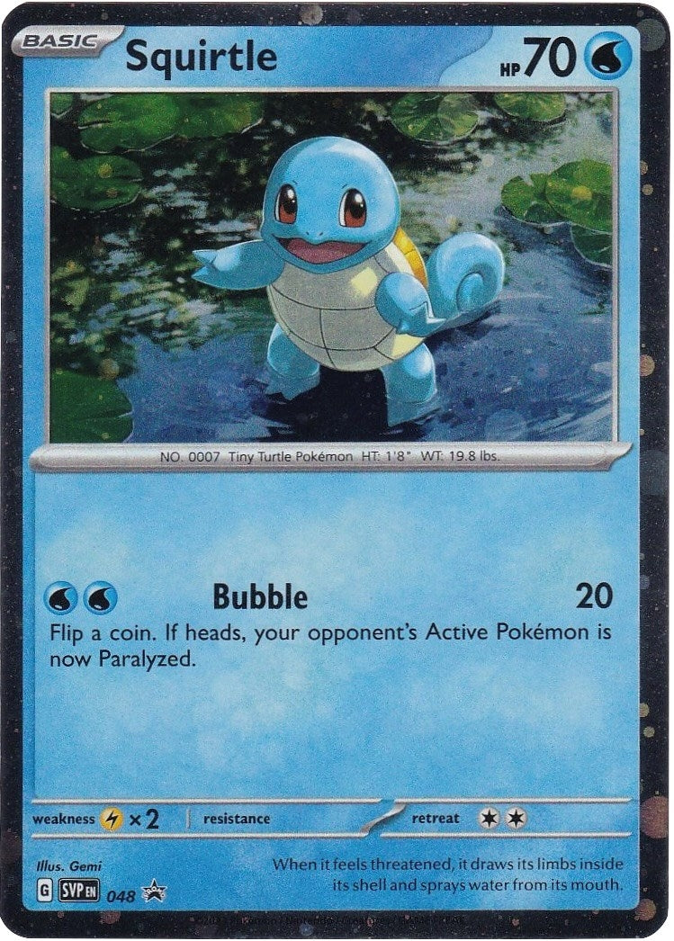 Image for Squirtle - 048 (Cosmos Holo) (SV: Scarlet & Violet Promo Cards) (048) - Pokemon