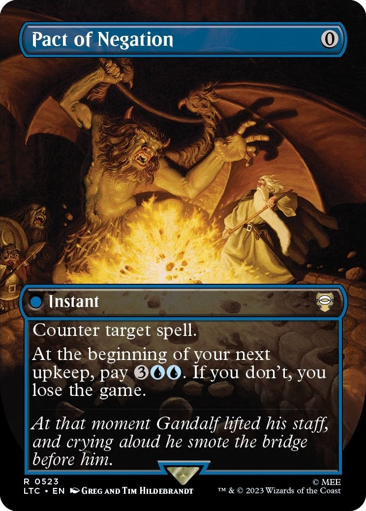Image for Pact of Negation (Borderless) (Commander: The Lord of the Rings: Tales of Middle-earth) (523) - Magic: The Gathering