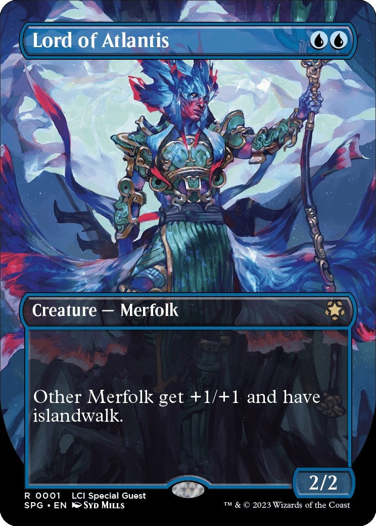 Image for Lord of Atlantis (Borderless) (Special Guests) (1) - Magic: The Gathering