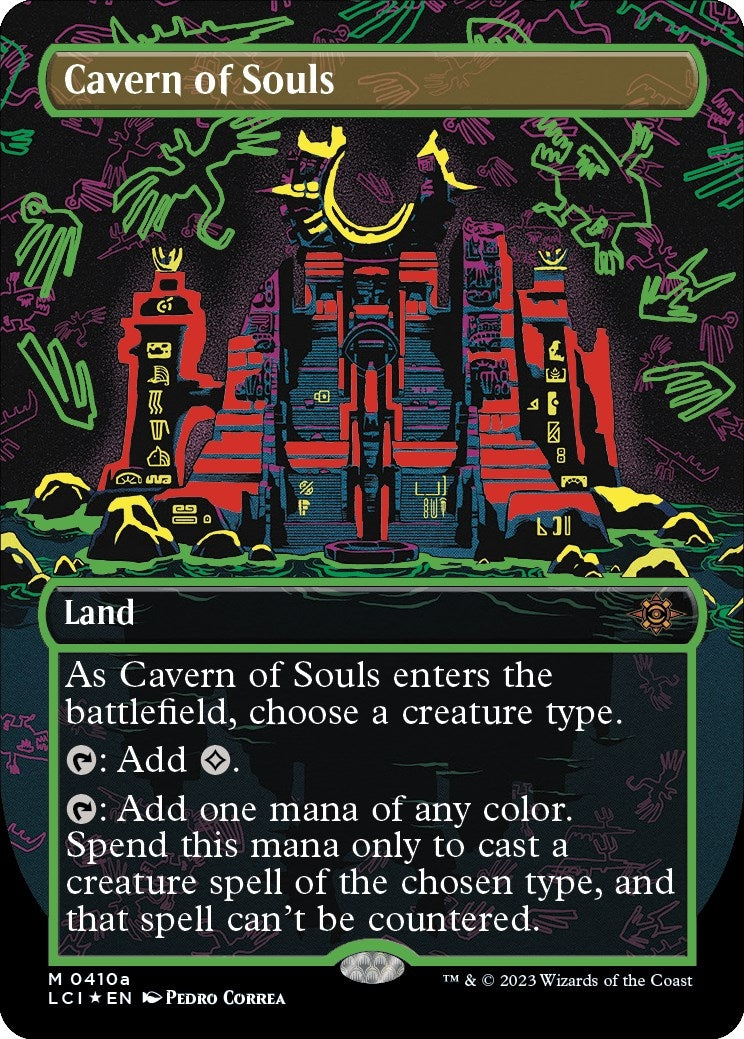 Image for Cavern of Souls (0410a) (Borderless) (The Lost Caverns of Ixalan) (410a) - Magic: The Gathering
