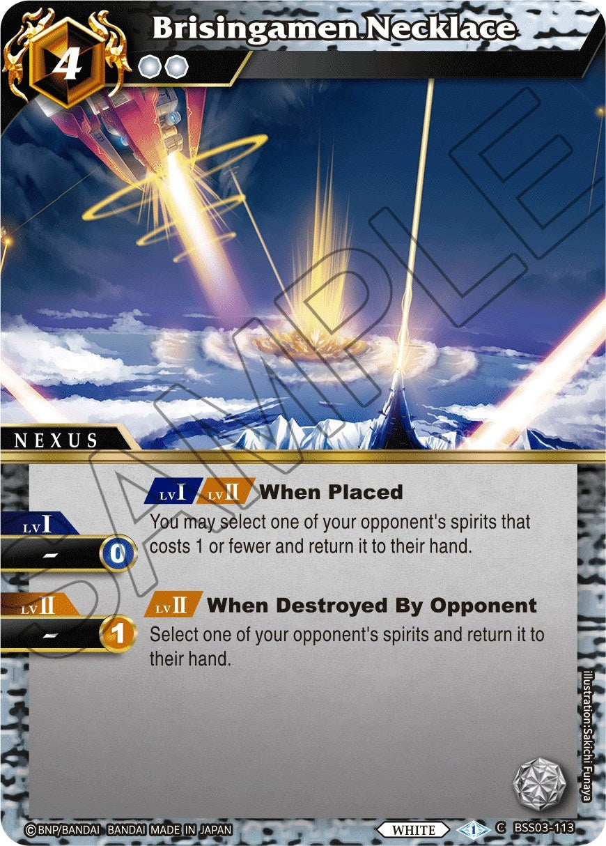 Image for Brisingamen Necklace (Aquatic Invaders) (BSS03-113) - Battle Spirits Saga