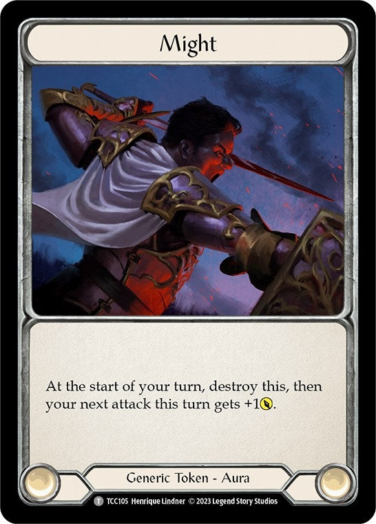 Image for Might (Blue) (Round the Table: TCCxLSS) (TCC105) - Flesh and Blood TCG