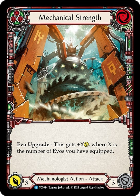 Image for Mechanical Strength (Blue) (Round the Table: TCCxLSS) (TCC024) - Flesh and Blood TCG