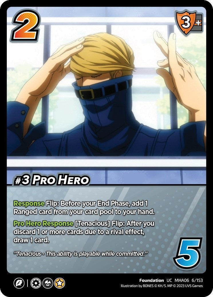 Image for #3 Pro Hero (UniVersus: My Hero Academia: Jet Burn) (6/153) - UniVersus