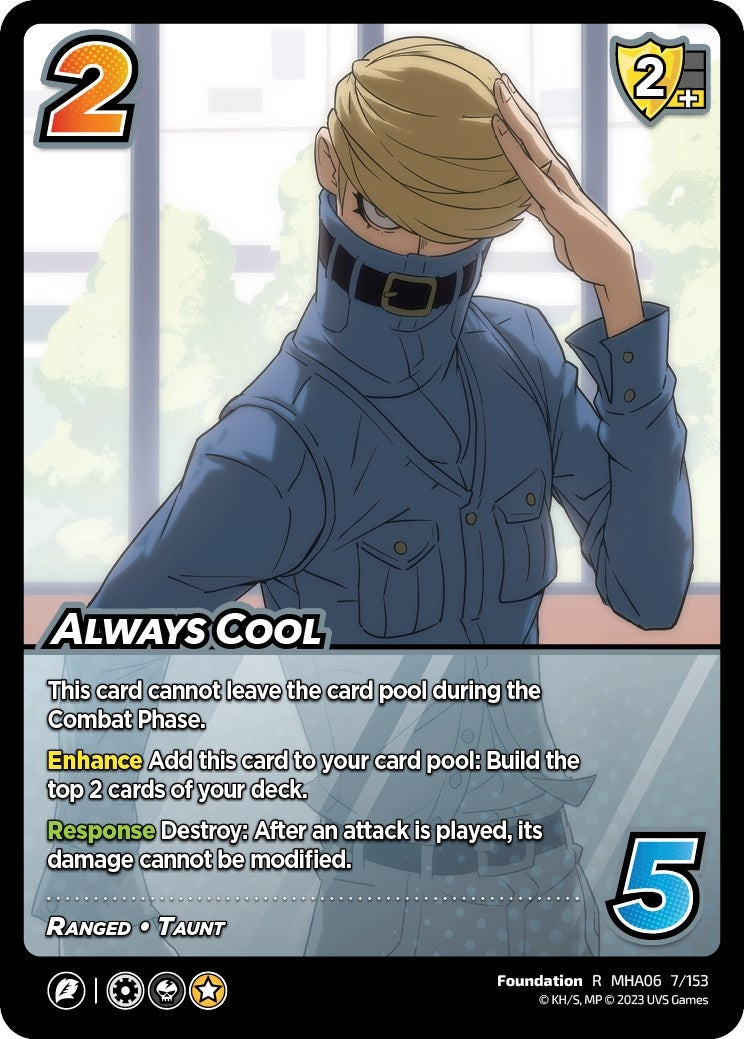 Image for Always Cool (UniVersus: My Hero Academia: Jet Burn) (7/153) - UniVersus