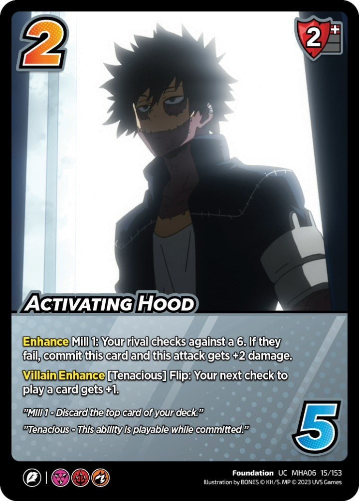 Image for Activating Hood (UniVersus: My Hero Academia: Jet Burn) (15/153) - UniVersus
