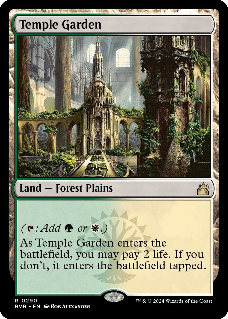 Image for Temple Garden (Ravnica Remastered) (290) - Magic: The Gathering