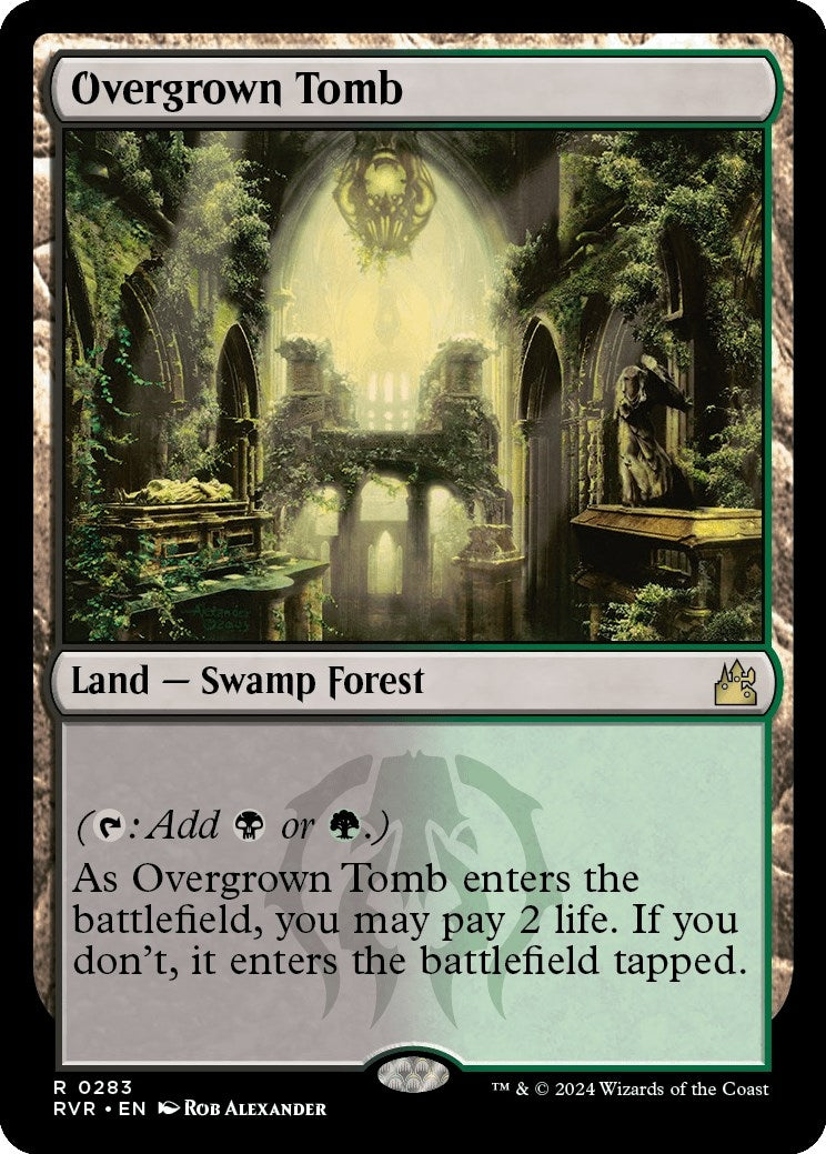 Image for Overgrown Tomb (Ravnica Remastered) (283) - Magic: The Gathering