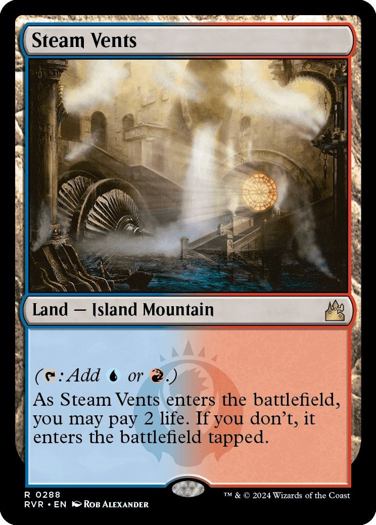 Image for Steam Vents (Ravnica Remastered) (288) - Magic: The Gathering