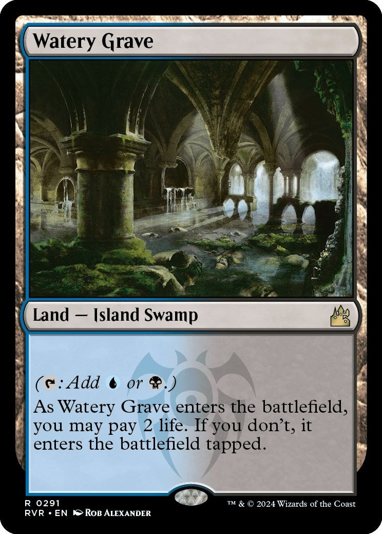 Image for Watery Grave (Ravnica Remastered) (291) - Magic: The Gathering