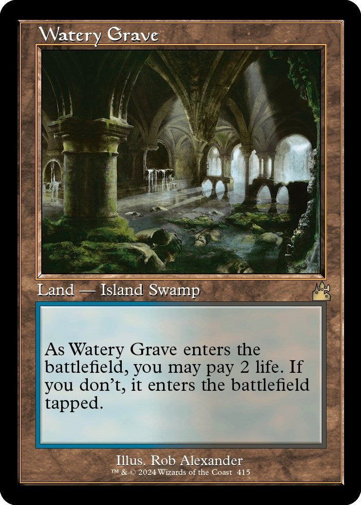 Image for Watery Grave (Retro Frame) (Ravnica Remastered) (415) - Magic: The Gathering