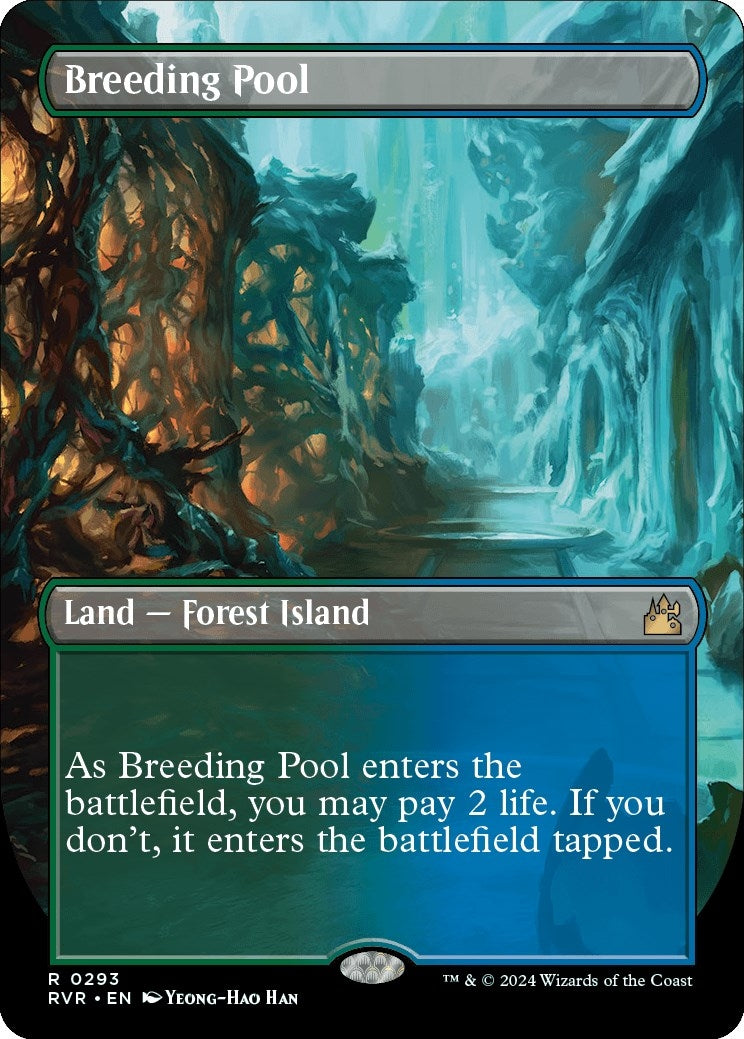 Image for Breeding Pool (Borderless) (Ravnica Remastered) (293) - Magic: The Gathering