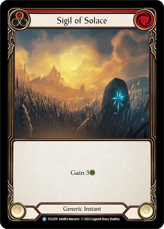 Image for Sigil of Solace (Red) (Round the Table: TCCxLSS) (TCC059) - Flesh and Blood TCG