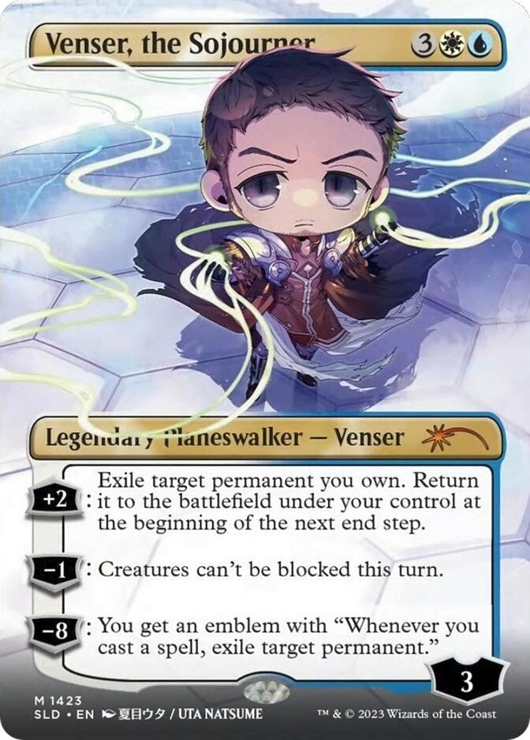 Image for Venser, the Sojourner (Rainbow Foil) (Secret Lair Drop Series) (1423) - Magic: The Gathering