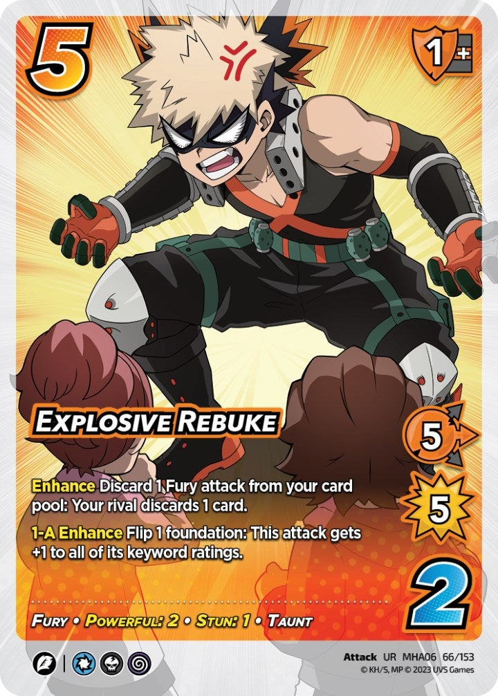 Image for Explosive Rebuke (UniVersus: My Hero Academia: Jet Burn) (66/153) - UniVersus