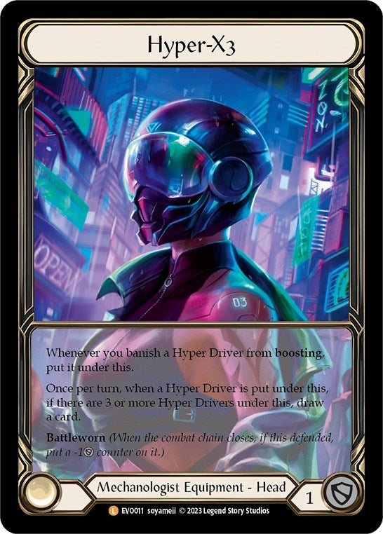 Image for Hyper-X3 (Extended Art) (Bright Lights) (EVO011) - Flesh and Blood TCG