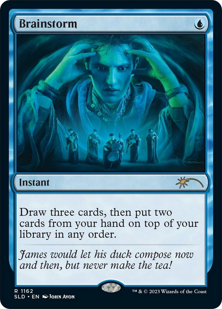 Image for Brainstorm (1162) (Secret Lair Drop Series) (1162) - Magic: The Gathering