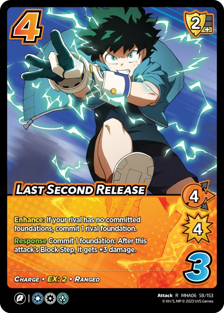 Image for Last Second Release (UniVersus: My Hero Academia: Jet Burn) (58/153) - UniVersus