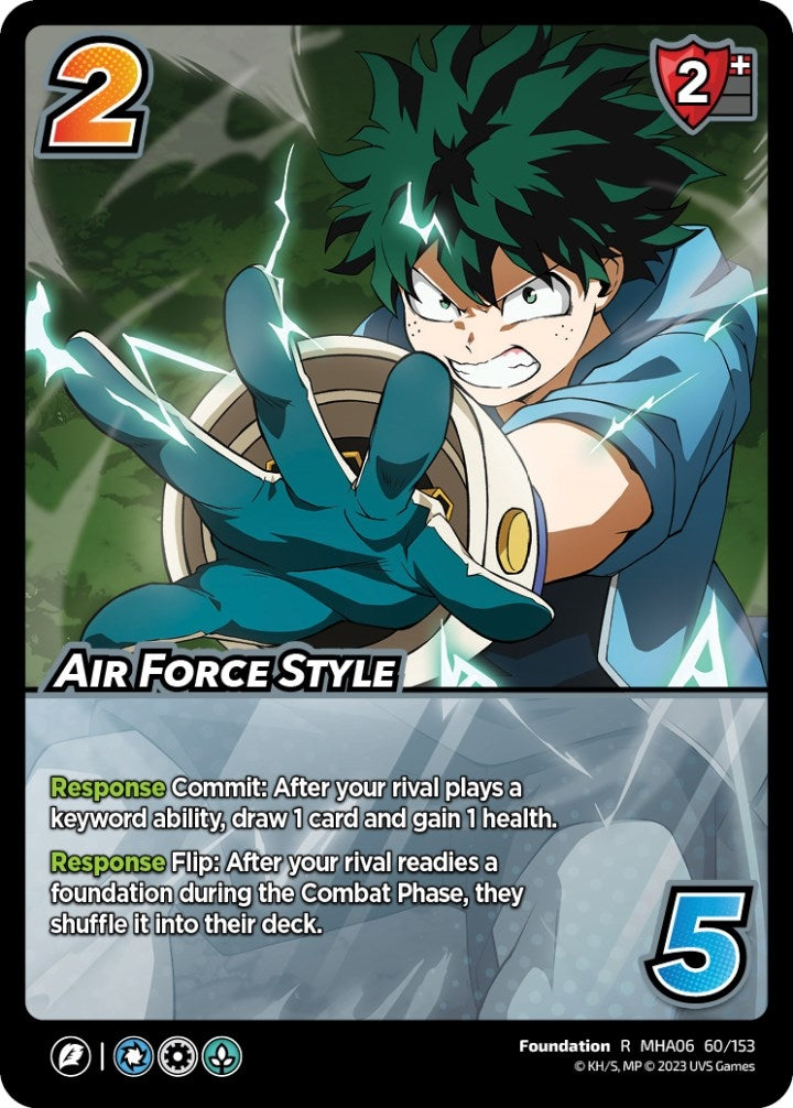 Image for Air Force Style (UniVersus: My Hero Academia: Jet Burn) (60/153) - UniVersus