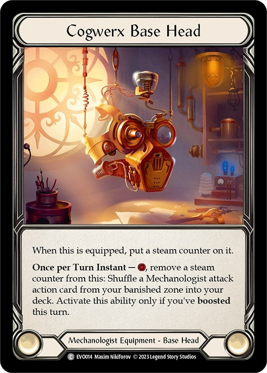 Image for Cogwerx Base Head (Bright Lights) (EVO014) - Flesh and Blood TCG