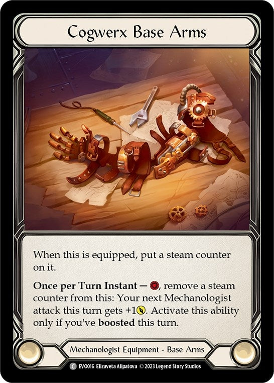 Image for Cogwerx Base Arms (Bright Lights) (EVO016) - Flesh and Blood TCG