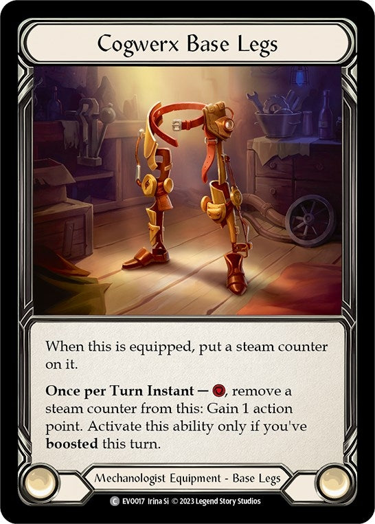 Image for Cogwerx Base Legs (Bright Lights) (EVO017) - Flesh and Blood TCG