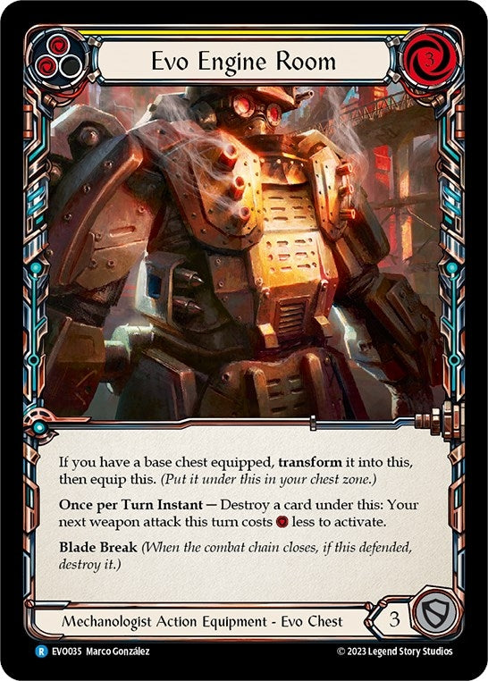 Image for Evo Engine Room (Bright Lights) (EVO035) - Flesh and Blood TCG