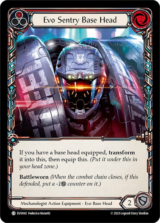 Image for Evo Sentry Base Head (Bright Lights) (EVO042) - Flesh and Blood TCG