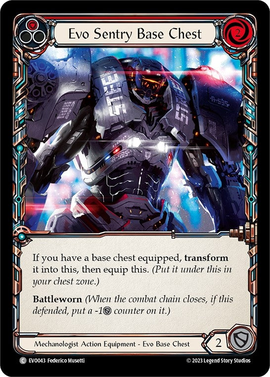 Image for Evo Sentry Base Chest (Bright Lights) (EVO043) - Flesh and Blood TCG