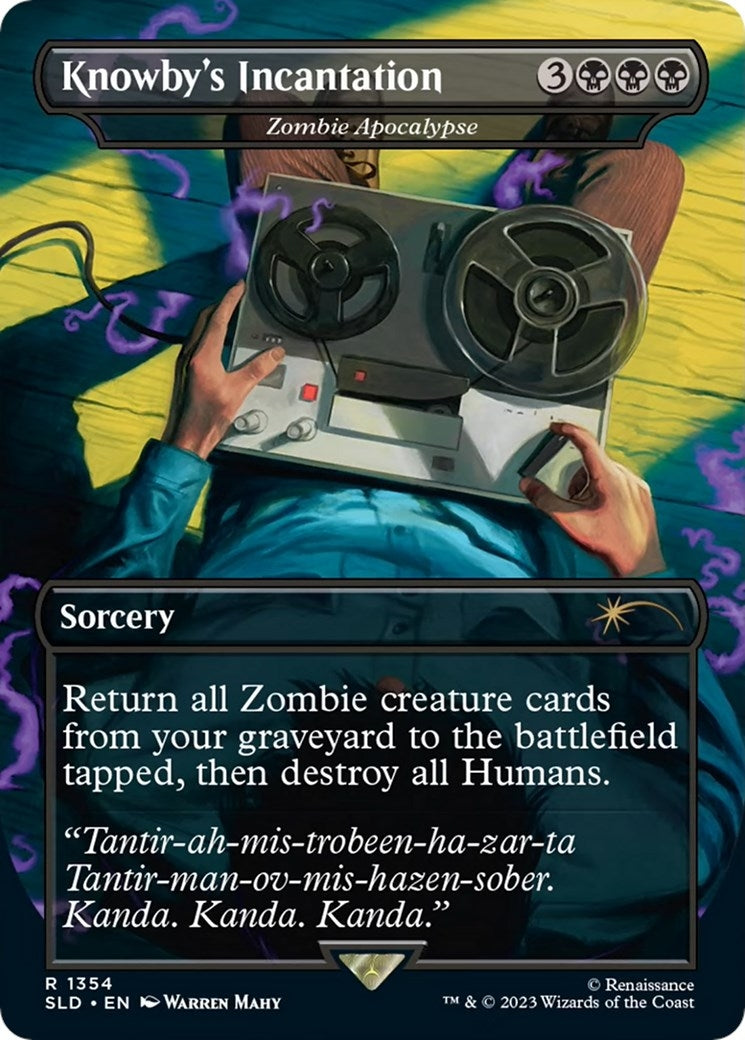 Image for Knowby's Incantation - Zombie Apocalypse (Secret Lair Drop Series) (1354) - Magic: The Gathering