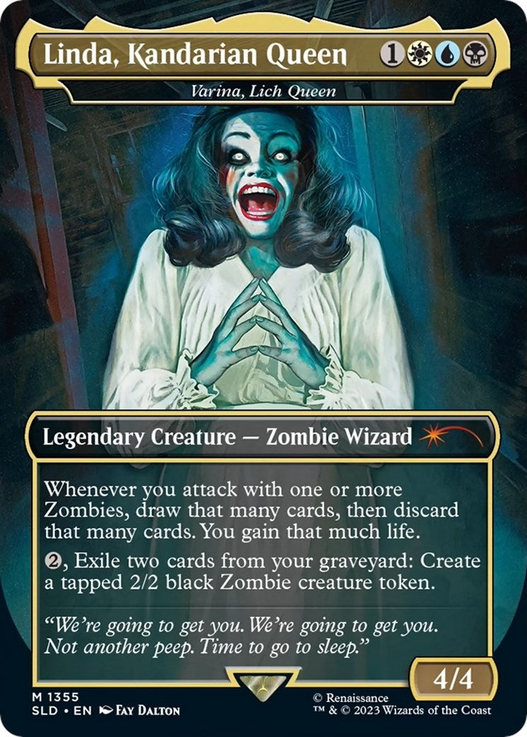 Image for Linda, Kandarian Queen - Varina, Lich Queen (Secret Lair Drop Series) (1355) - Magic: The Gathering
