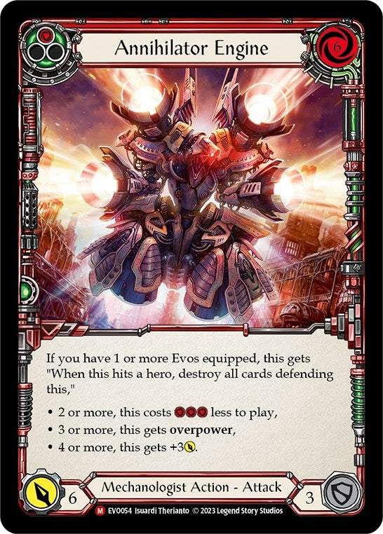Image for Annihilator Engine (Bright Lights) (EVO054) - Flesh and Blood TCG
