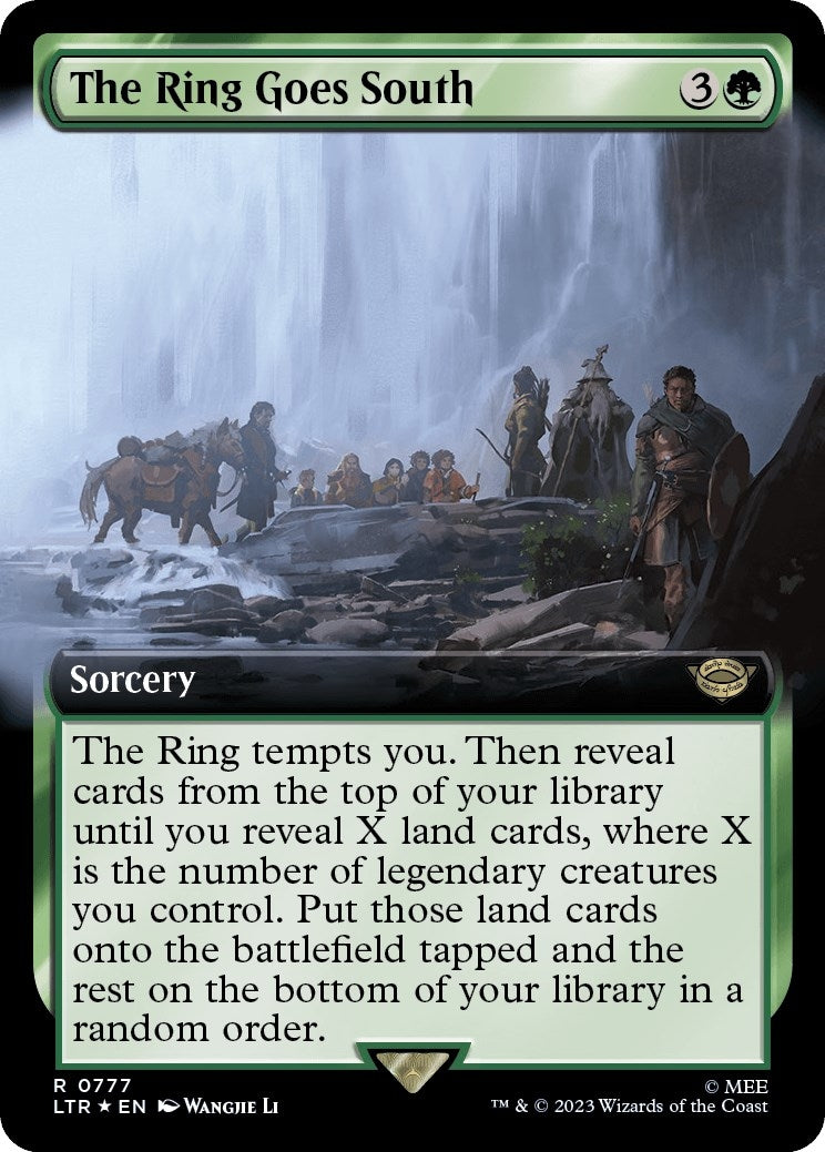 Image for The Ring Goes South (Extended Art) (Surge Foil) (Universes Beyond: The Lord of the Rings: Tales of Middle-earth) (777) - Magic: The Gathering