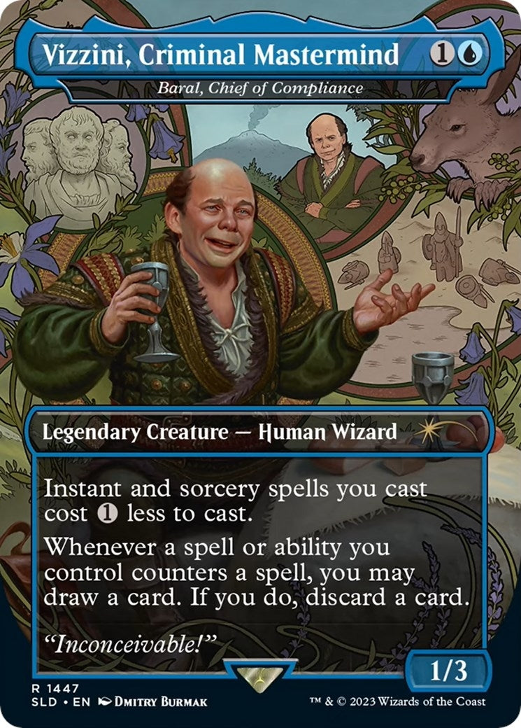 Image for Vizzini, Criminal Mastermind - Baral, Chief of Compliance (Secret Lair Drop Series) (1447) - Magic: The Gathering