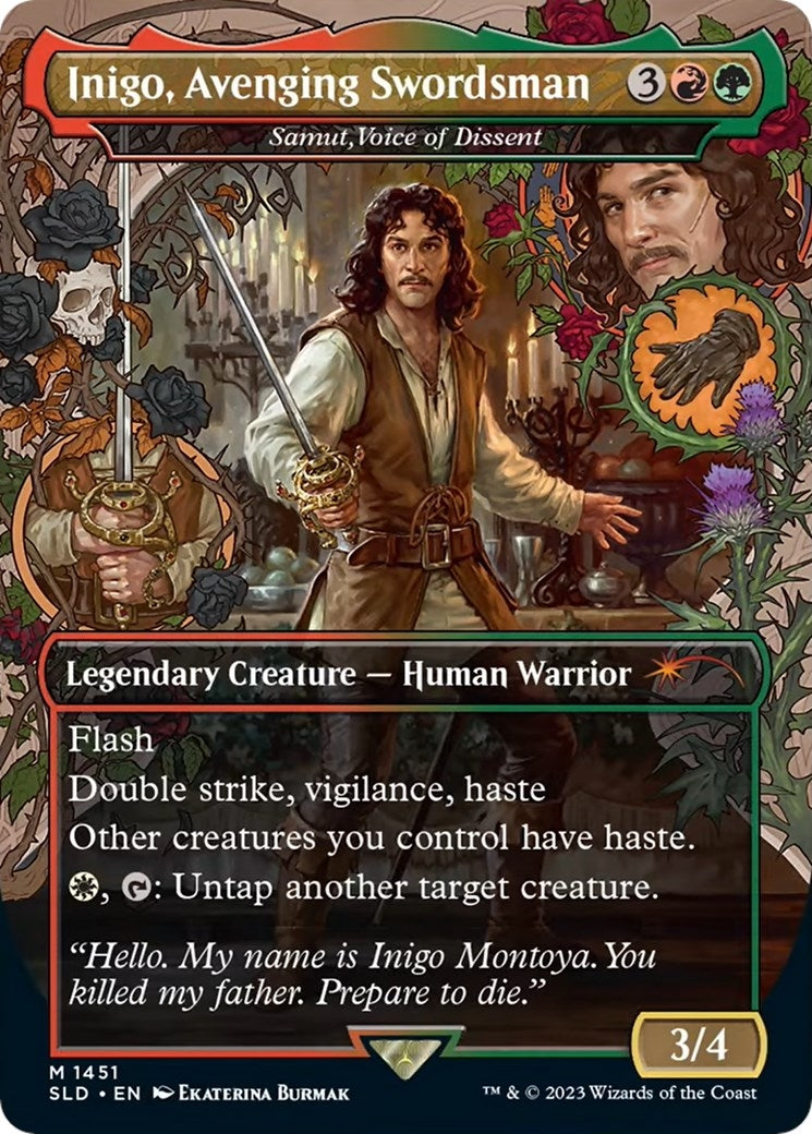 Image for Inigo, Avenging Swordsman - Samut, Voice of Dissent (Secret Lair Drop Series) (1451) - Magic: The Gathering