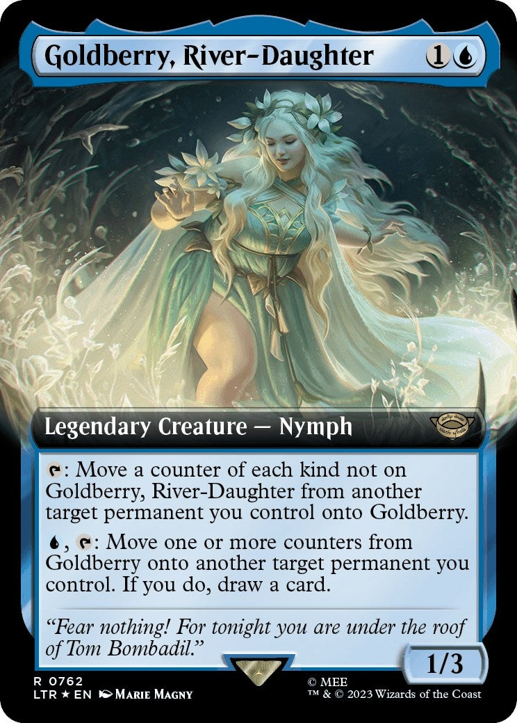 Image for Goldberry, River-Daughter (Extended Art) (Surge Foil) (Universes Beyond: The Lord of the Rings: Tales of Middle-earth) (762) - Magic: The Gathering