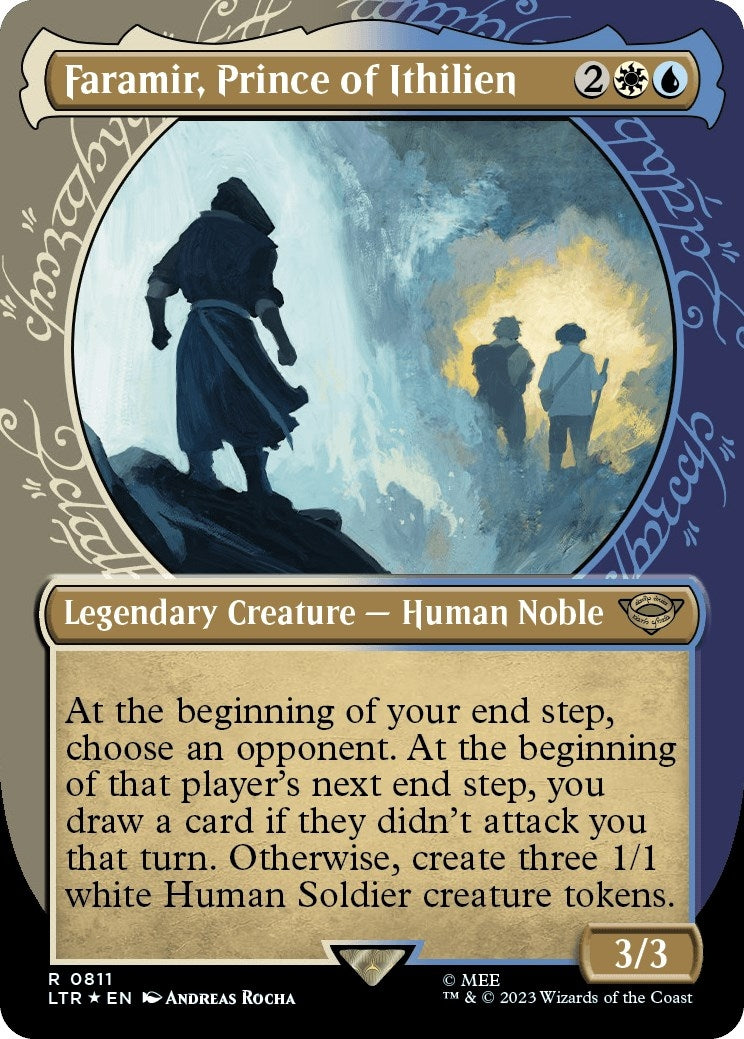 Image for Faramir, Prince of Ithilien (Showcase) (Surge Foil) (Universes Beyond: The Lord of the Rings: Tales of Middle-earth) (811) - Magic: The Gathering
