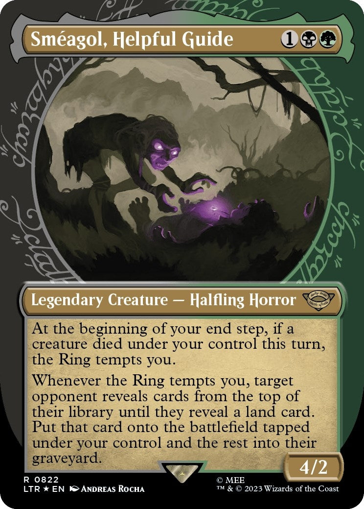 Image for Smeagol, Helpful Guide (Showcase) (Surge Foil) (Universes Beyond: The Lord of the Rings: Tales of Middle-earth) (822) - Magic: The Gathering
