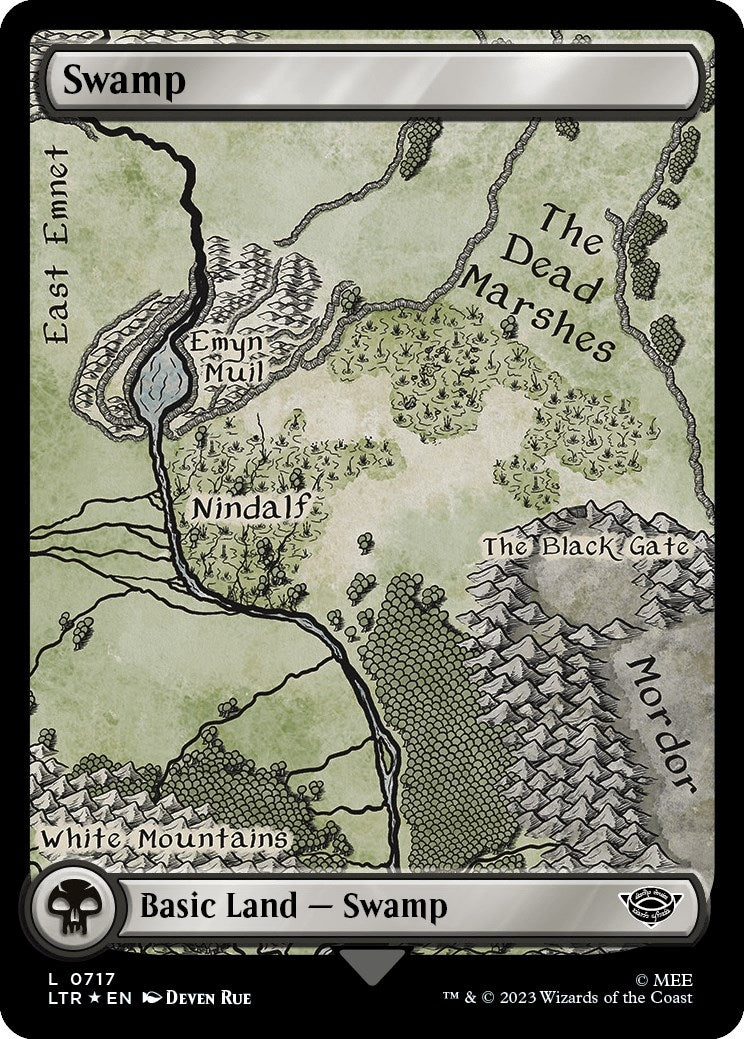 Image for Swamp (0717) (Surge Foil) (Universes Beyond: The Lord of the Rings: Tales of Middle-earth) (717) - Magic: The Gathering
