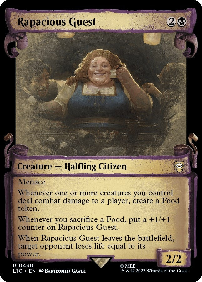Image for Rapacious Guest (Showcase Scrolls) (Commander: The Lord of the Rings: Tales of Middle-earth) (430) - Magic: The Gathering