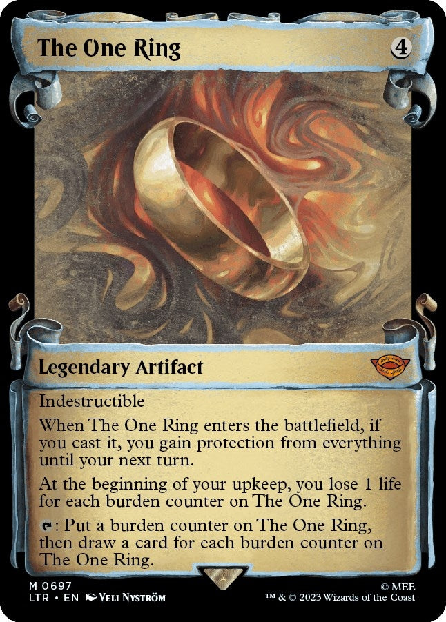 Image for The One Ring (Showcase Scrolls) (Universes Beyond: The Lord of the Rings: Tales of Middle-earth) (697) - Magic: The Gathering