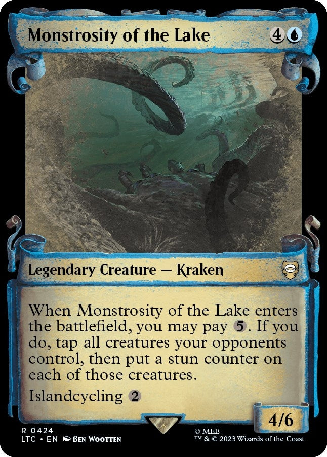 Image for Monstrosity of the Lake (Showcase Scrolls) (Commander: The Lord of the Rings: Tales of Middle-earth) (424) - Magic: The Gathering