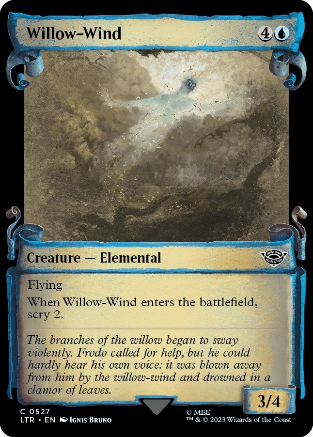 Image for Willow-Wind (Showcase Scrolls) (Universes Beyond: The Lord of the Rings: Tales of Middle-earth) (527) - Magic: The Gathering