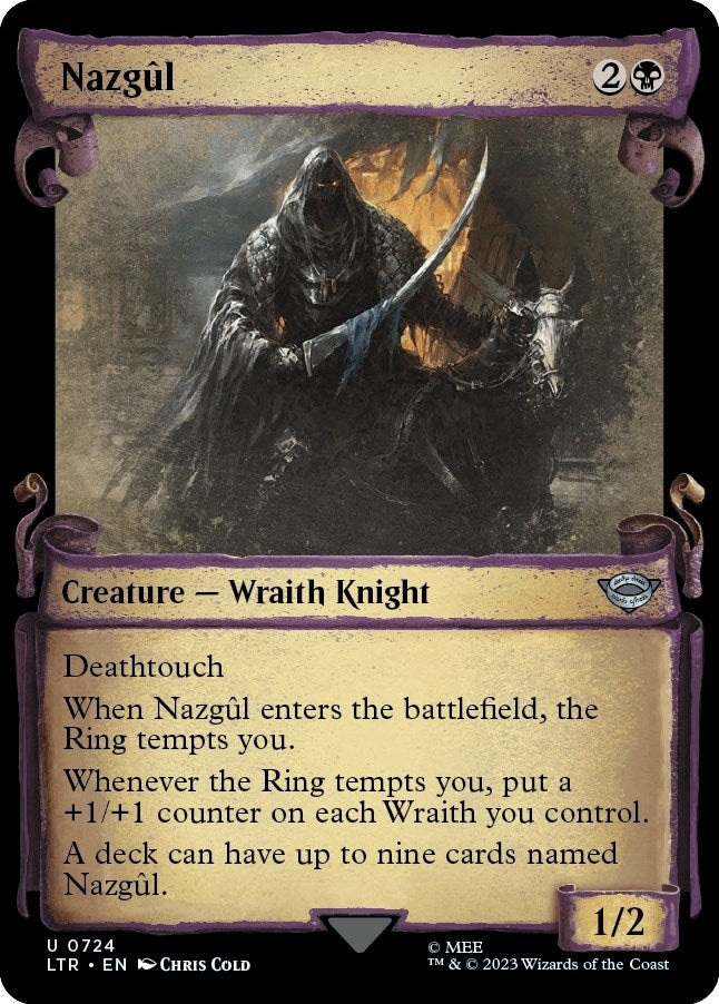 Image for Nazgul (0724) (Showcase Scrolls) (Universes Beyond: The Lord of the Rings: Tales of Middle-earth) (724) - Magic: The Gathering