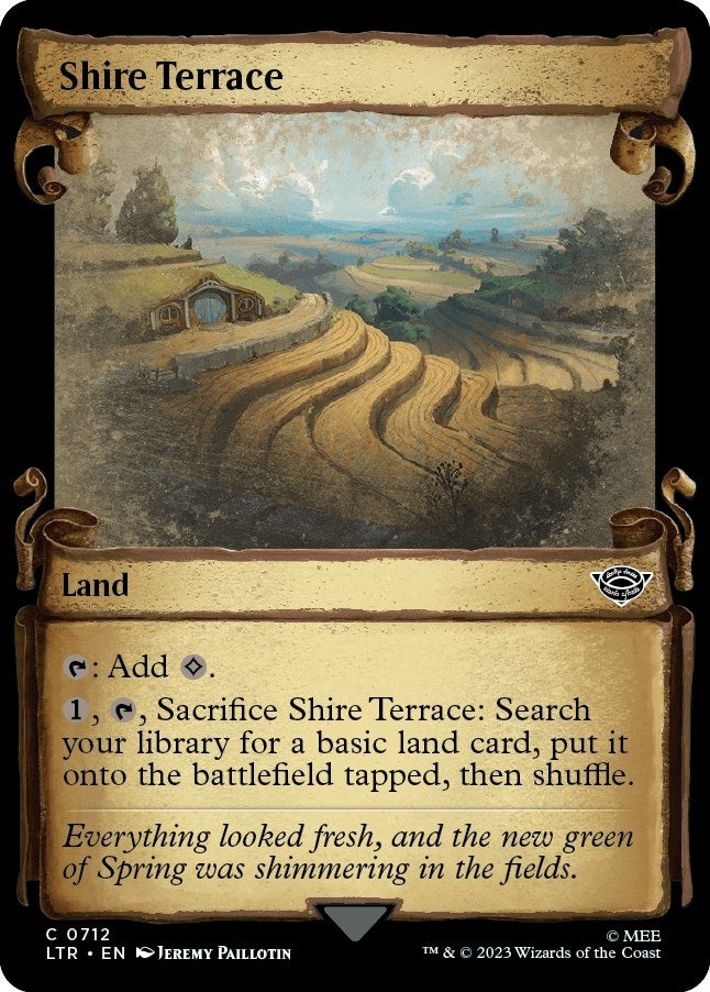 Image for Shire Terrace (Showcase Scrolls) (Universes Beyond: The Lord of the Rings: Tales of Middle-earth) (712) - Magic: The Gathering