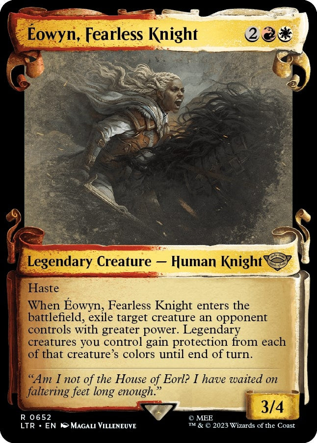 Image for Eowyn, Fearless Knight (Showcase Scrolls) (Universes Beyond: The Lord of the Rings: Tales of Middle-earth) (652) - Magic: The Gathering