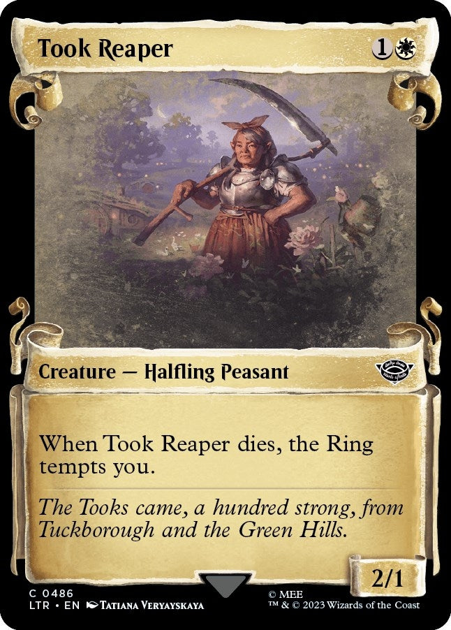 Image for Took Reaper (Showcase Scrolls) (Universes Beyond: The Lord of the Rings: Tales of Middle-earth) (486) - Magic: The Gathering