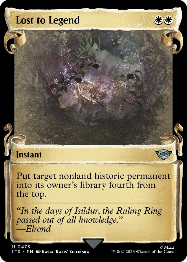 Image for Lost to Legend (Showcase Scrolls) (Universes Beyond: The Lord of the Rings: Tales of Middle-earth) (473) - Magic: The Gathering