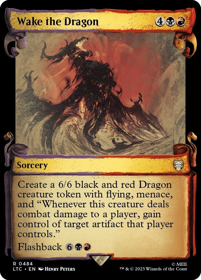 Image for Wake the Dragon (Showcase Scrolls) (Commander: The Lord of the Rings: Tales of Middle-earth) (484) - Magic: The Gathering